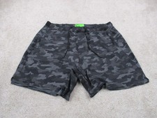 Lululemon Surge Shorts Mens Large L 6” Liner Gray Camo Running Training Gym