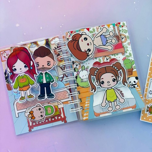 Toca boca, Avatar World, Montessori Buch, Geschenk, KlebeBuch - Bild 3 von 10