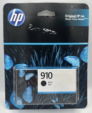 HP 910 BLACK NOIR INK CARTRIDGE - SEALED NEW - 1 Sealed Cartridge Per Order