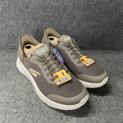 SKECHERS Go Walk Flex Hands Up Sneaker Men's Size US 10 Brown