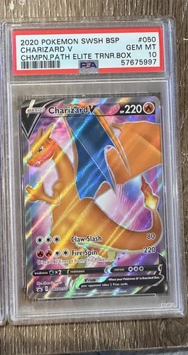 PSA 10  Charizard V SWSH050 SWSH: Sword & Shield Promo Cards Holo