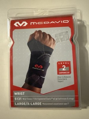New McDavid 5131 Elite Engineered Elastic Wrist Support Sleeve L/X-Large A16