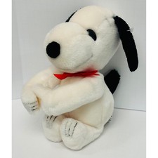 Peluche cane peluche Applause Peanuts Snoopy Hugging Woodstock vintage 9" 1965