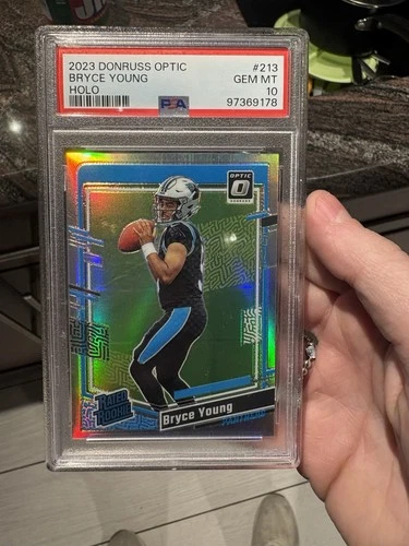 2023 Panini Donruss Optic - Rated Rookie Bryce Young #213 Holo Prizm (RC) PSA 10
