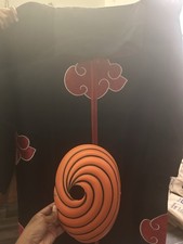 costume for Naruto Akatsuki Tobi Uchiha Obito robe cloak coat resin mask cosplay