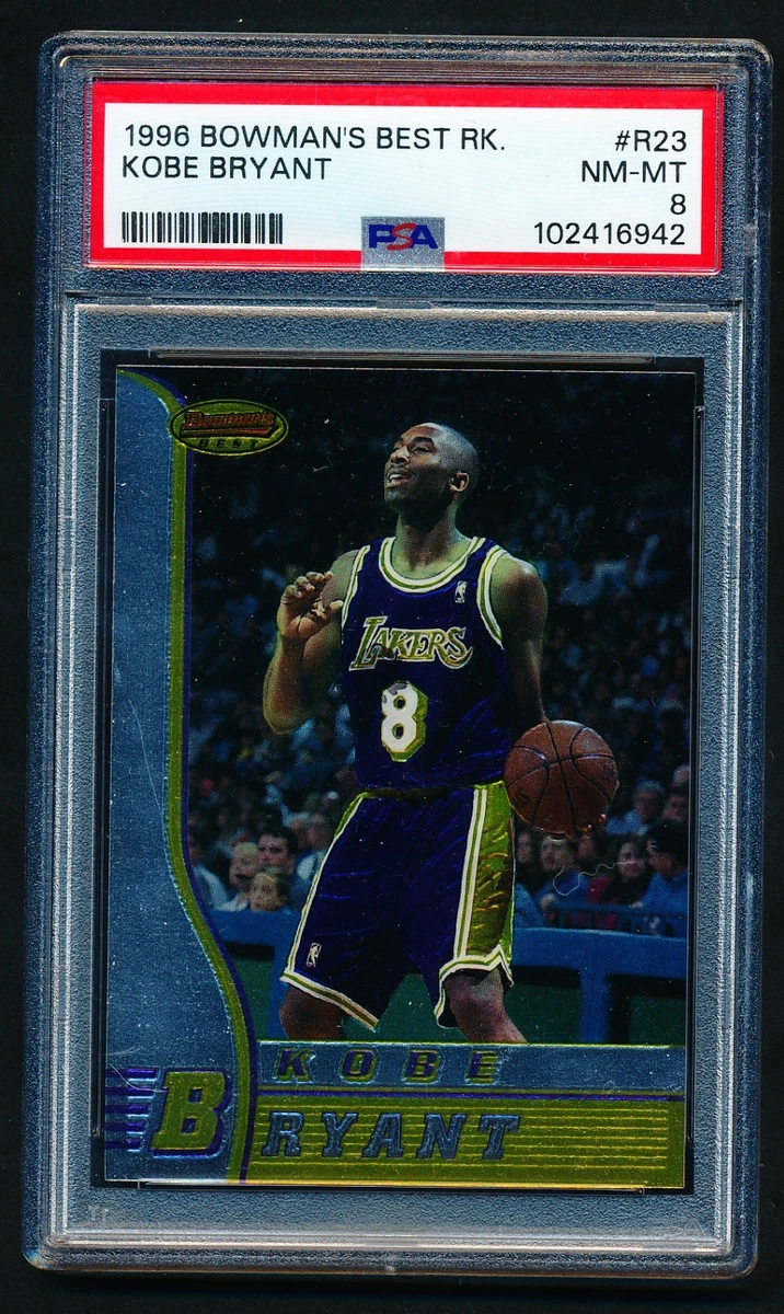 Kobe Bryant Basketball Grade 8 Rookie Sports Trading Cards