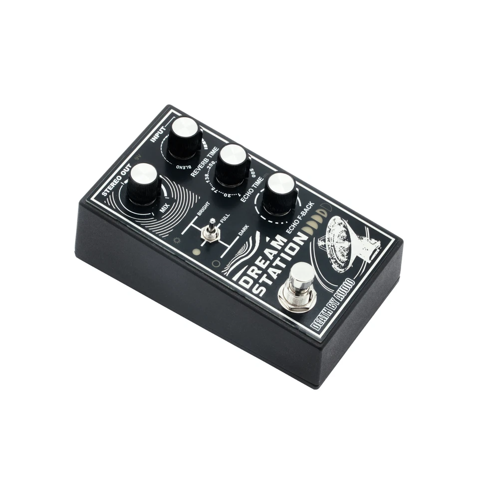 Nuevo pedal de efectos para guitarra Death By Audio Dream Station estéreo reverberación y retardo Foto 4 de 4