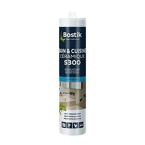 Bostik S300 Silikondichtstoff 300 ml weiß
