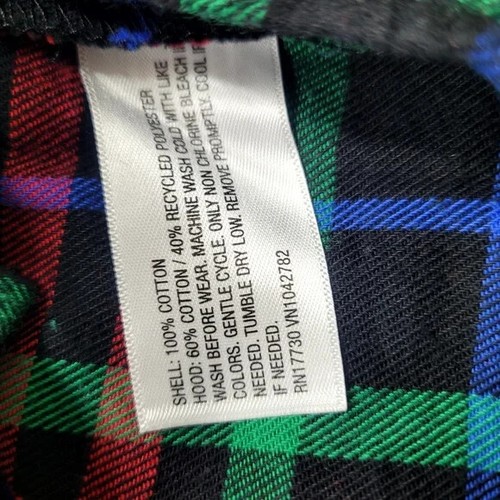 NEW! Boys' Flannel Plaid Hooded Long Sleeve Button-Down Shirt - art class - Picture 3 of 7