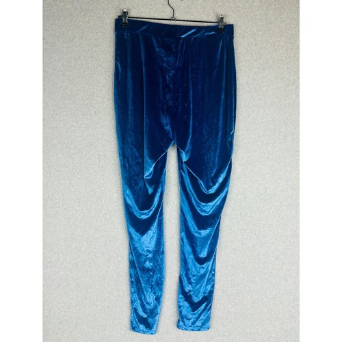 Neu Ashley Stewart Sport Damen 1X Samt Legging blau Pull-On Stretch Neu mit Etikett - Bild 5 von 8