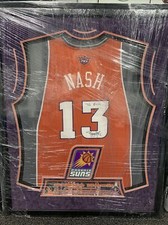 Autographed Signed Steve Nash #13 Framed Phoenix Suns Jersey Brooklyn Nets Coach