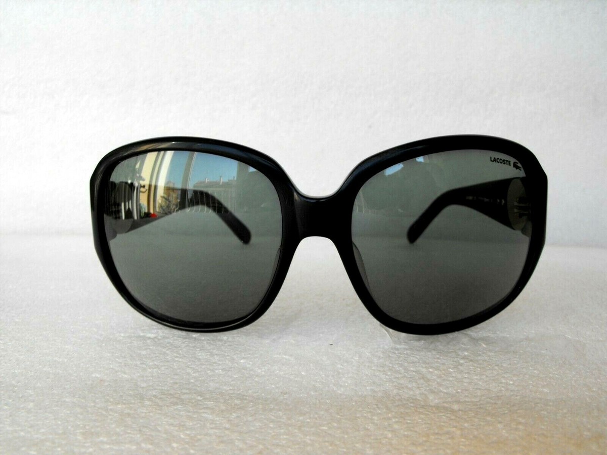 Black LACOSTE LA12647 Women's Sunglasses 60[]17 125 made in Italy