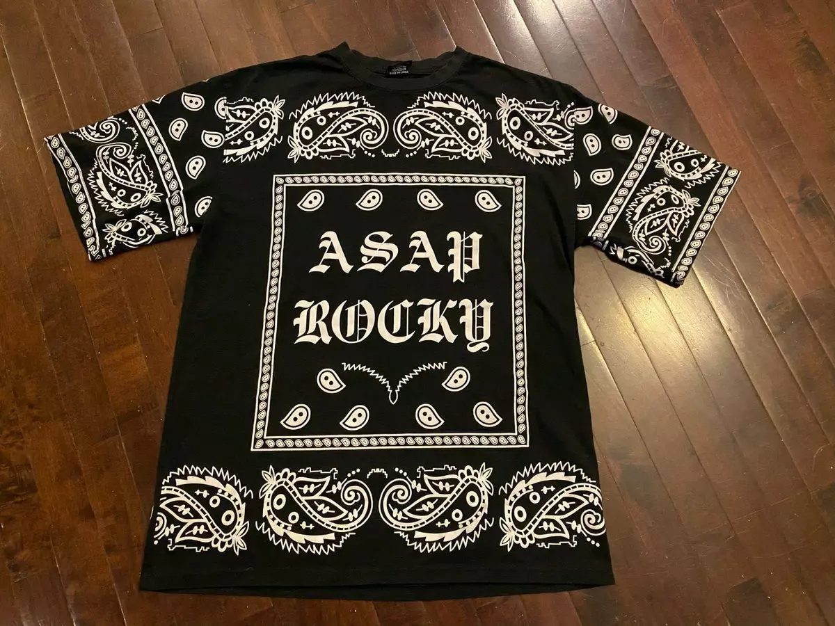 RHUDE ASAP ROCKY BANDANA T SHIRT