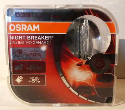 2x OSRAM D3s Night Breaker Xenon XENARC Burner Lamp Headlight 35w 