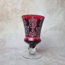 Verre Rouge J-line - Vase, Photophore Ou Bougeoir