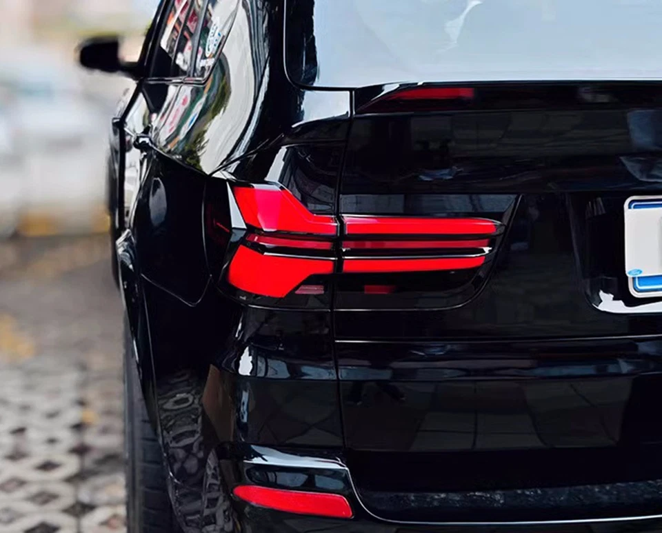 Наружные задние светодиодные стоп-сигналы и задние фонари из АБС-пластика для BMW X5 2007-2013 - Изображение 4 из 4