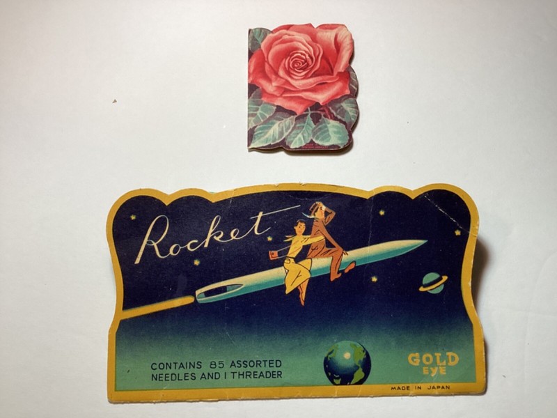 LOT Rocket Needle Book from Japan and Rose Stanhome from west Germany