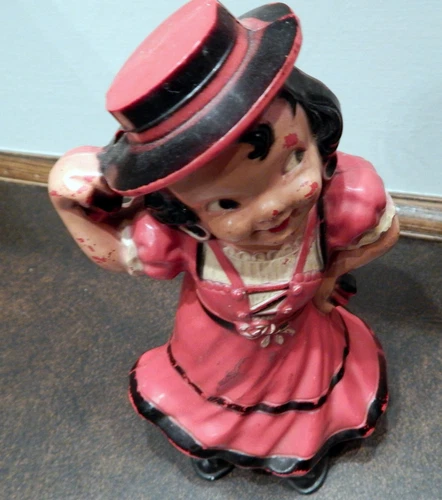 1950'S WIND UP TOY BY IRWIN, SPANISH FLAMENCO DANCER, WORKS GREAT