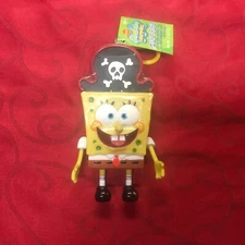 SpongeBob SquarePants Clip-On Candy Buddy Pirate Figure  Sealed Vintage 2003