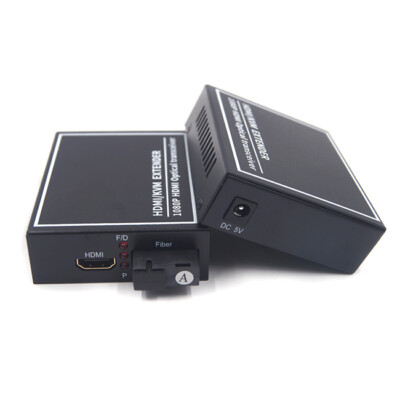 HDMI to single Fiber Optic Extender Converter HD 1080P Transmitter and Receiver