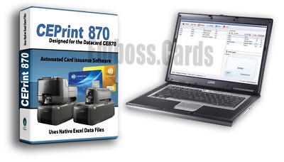 NOTEBOOK + CEPrint 870 Card Software BUNDLE  for Datacard 870 Embosser Indenter