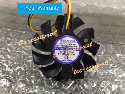 EVERCOOL EC4510H12EA 12V 0.12A 3Pin Graphics Card Cooling Fan
