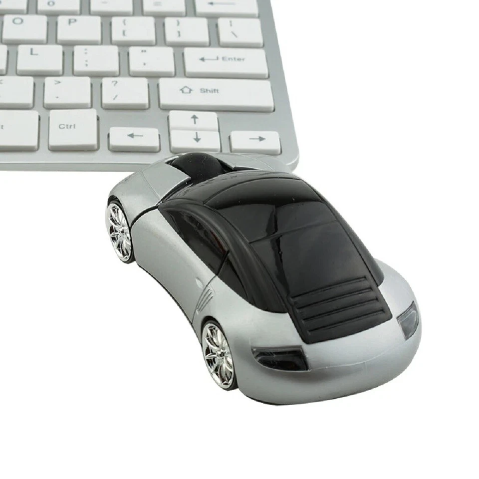 3D Wireless 2.4Ghz Car Gaming Mouse 1600DPI Gift Mice with USB Receiver for Lap - Image 2 of 4