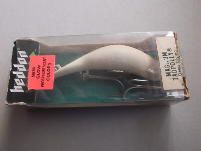 Older USA Made Heddon Magnum Tadpolly Model 9007 Rattle DPK Glo Pink Alewife