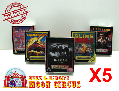 5x CLEAR PLASTIC PROTECTIVE BOX SLEEVE FOR ATARI LYNX CIB GAME BOXES