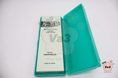 SHAPTON Ceramic Whetstone Sharpener #2000 Green Professional Magnesia Japan New - Picture 8 of 15