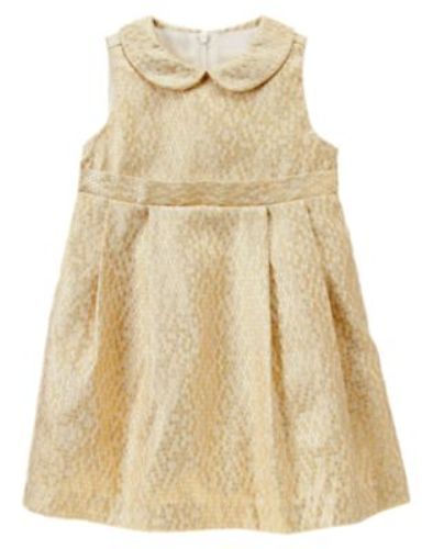 Gymboree Holiday Shine Gold Brocade Dot Dress Girls 5T NEW NWT | eBay