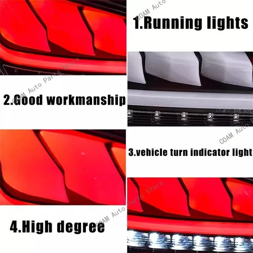 Par de luces traseras LED secuenciales blancas brillantes para Hyundai Genesis cupé 2010-2016 - Imagen 9 de 10