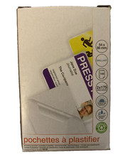 200 per pack Laminating Pouches Glossy 2 x 175 (350 Micron) 86x54mm credit card