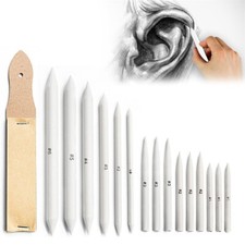 16Pcs Art Blending Pencils Sandpaper Pencil Blender Stumps for Drawing Sketch