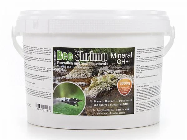 UNDISCLOSED Salty Shrimp Bee Mineral GH+ 3000g | Aquarium Water Conditioner