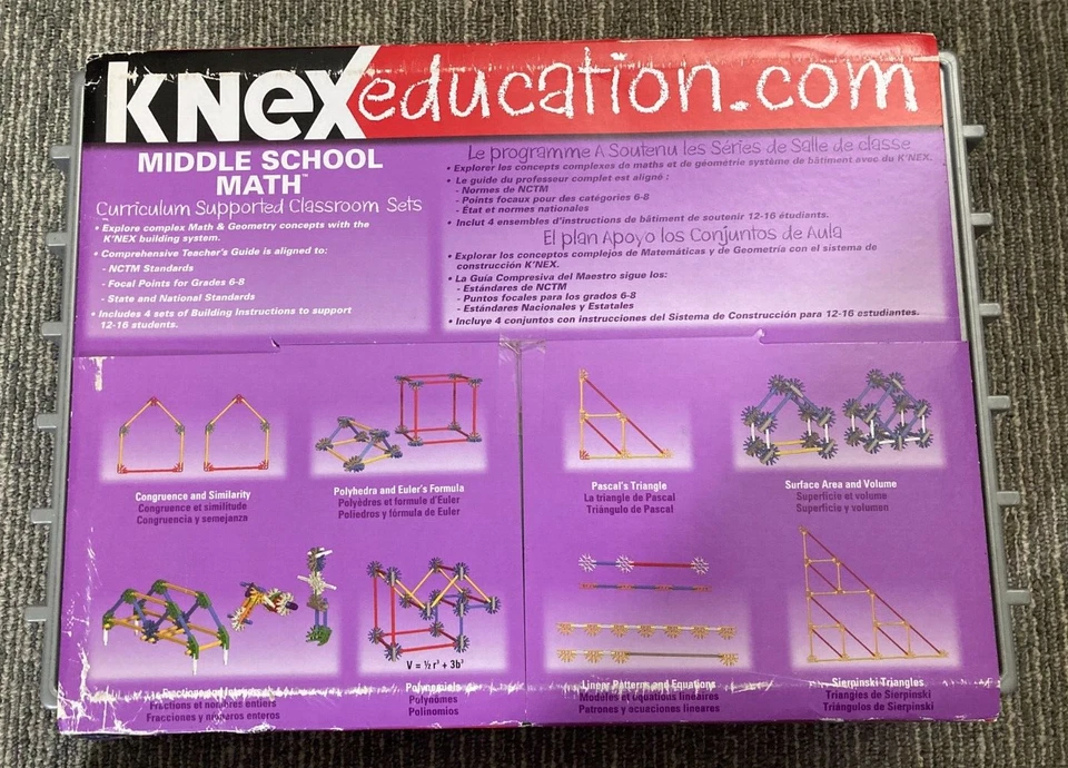 K’NEX Education Middle School Math (New In Box) - Image 2 of 3