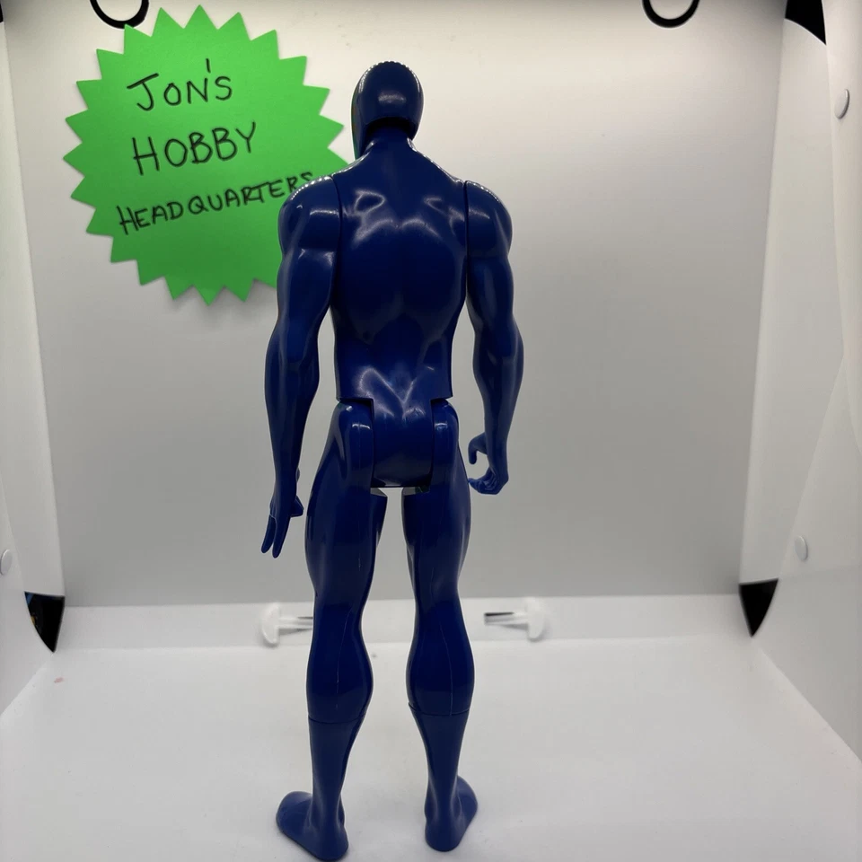 Figura de acción Hasbro Titan Hero Marvel Avengers Spiderman traje azul 12 pulgadas Foto 4 de 4