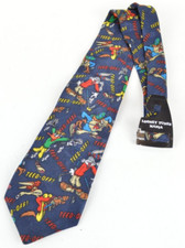 Looney Tunes Mania Teed-Off Vintage Golf Tie 1994 Bugs Daffy Taz New with Tags