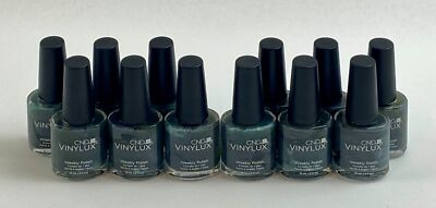 CND Weekly Polish Vinylux 101 Asphalt .5 fl oz Set of 12