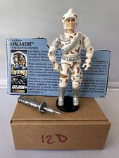 VINTAGE 1987 AVALANCHE GI JOE COBRA FIGURE NICE CONDITION SEE ALL MY ITEMS   12D