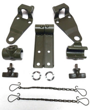 Ford Gpw A2754-k-gpw-e Top Bow Complete Bracket Hardware Set F Marked G503