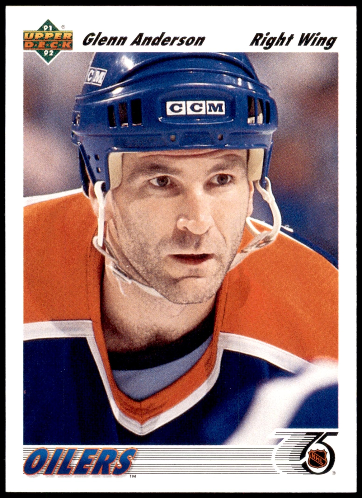Glenn Anderson #250b 1991-92 Upper Deck