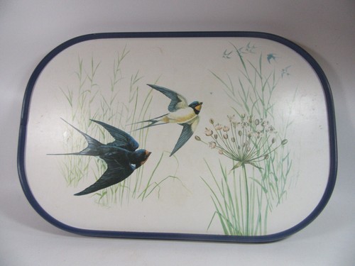 Vintage St Michael M&S , Swallows Retro Melamine Dinner Serving Tray. - 第 4/6 張圖片