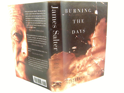 Burning the Days : Recollection by James Salter 1997 HC GD+  'FLAT SIGNED'