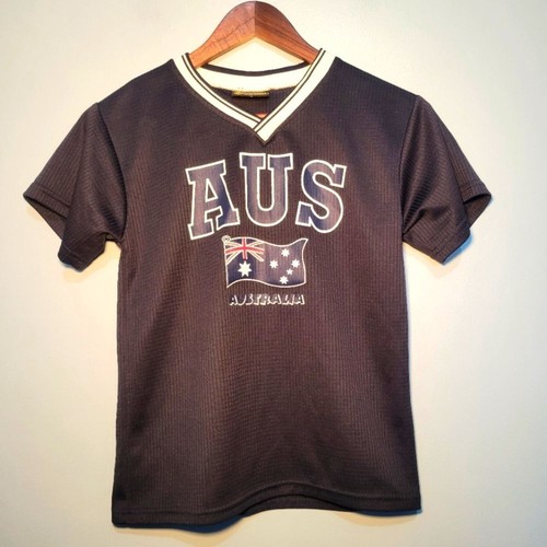 Hoxley Australia Youth Size 12 Short Sleeve Jersey Blue