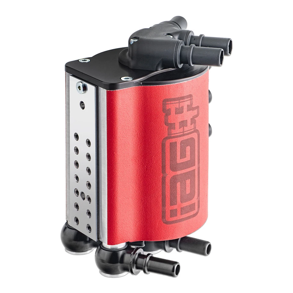 IAG Performance Air Oil Separator AOS for Subaru WRX 06-07 STi 04-07 Red Foto 4 de 4