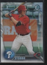 COLE STOBBE 2016 BOWMAN CHROME DRAFT REFRACTOR CARD #BDC-62