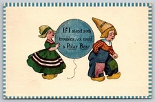 Dutch Greetings Card Rough Translation Cartoon Postcard, P12