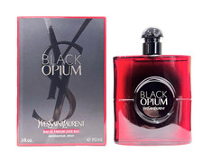 Yves Saint Laurent Black Opium for Women 3 oz Eau de Parfum Over Red Spray