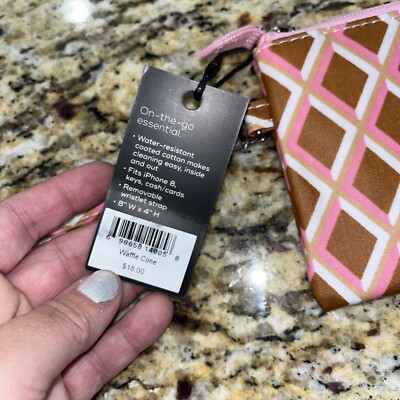 SCOUT Kate Wristlet Purse Pink Multi Quilted Lined Zip Wallet | eBay